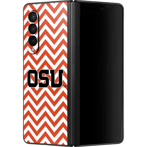 Oregon State University Chevron Galaxy Z Fold3 5G Skin