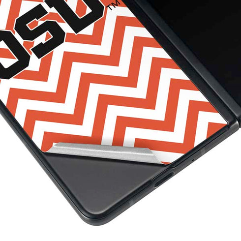 Oregon State University Chevron Galaxy Z Fold3 5G Skin