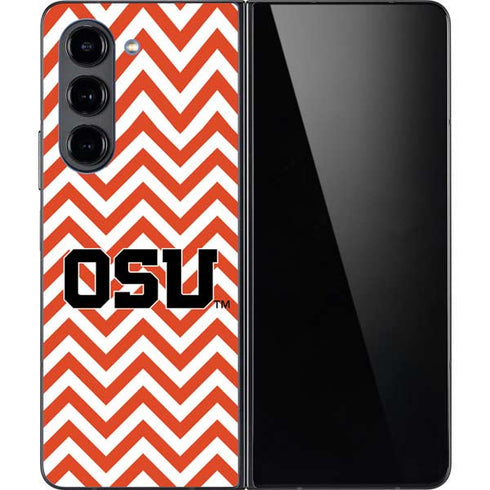 Oregon State University Chevron Galaxy Z Fold5 5G Skin