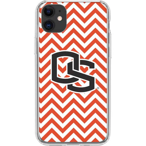Oregon State University Chevron iPhone 11 Clear Case