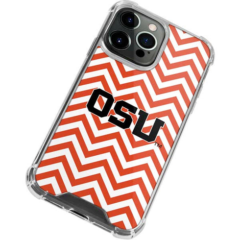 Oregon State University Chevron iPhone 13 Pro Clear Case