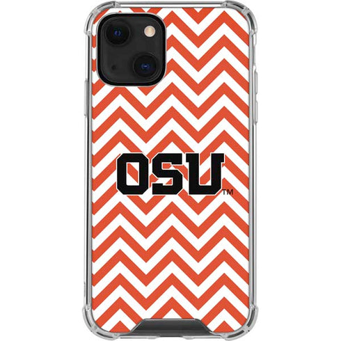 Oregon State University Chevron iPhone 14 Plus Clear Case