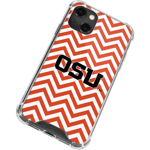 Oregon State University Chevron iPhone 14 Plus Clear Case
