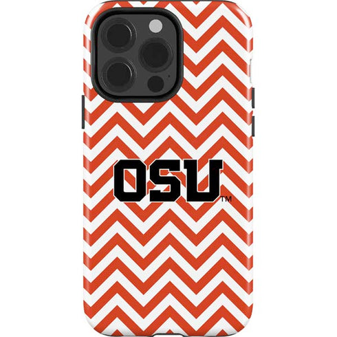 Oregon State University Chevron iPhone 15 Pro Impact Case