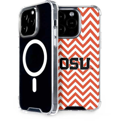 Oregon State University Chevron iPhone 14 Pro MagSafe Case