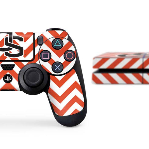 Oregon State University Chevron PS4 Console and Controller Bundle Skin