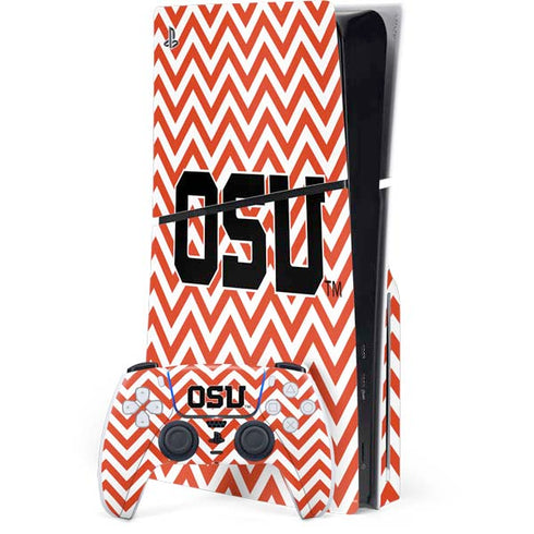 Oregon State University Chevron PS5 Slim Disk Bundle Skin
