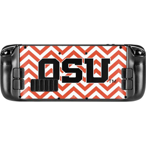 Oregon State University Chevron Steam Deck Handheld Gaming Computer Skin
