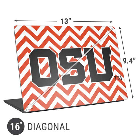 Oregon State University Chevron Universal Laptop 16in (13 x 9.4in) Skin