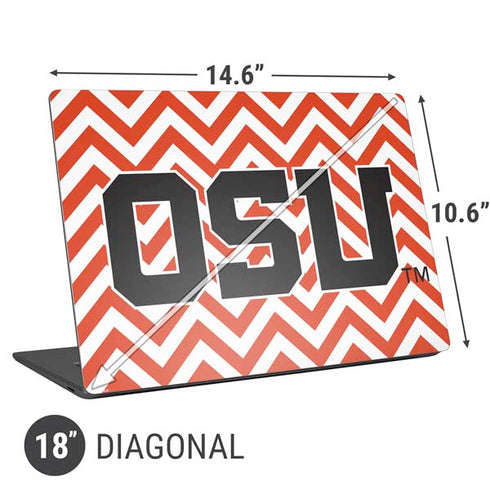 Oregon State University Chevron Universal Laptop 18in (14.6 x 10.6in) Skin