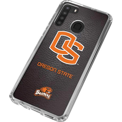 Oregon State University Logo Galaxy A21 Clear Case