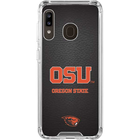 Oregon State University Logo Galaxy A30 Clear Case