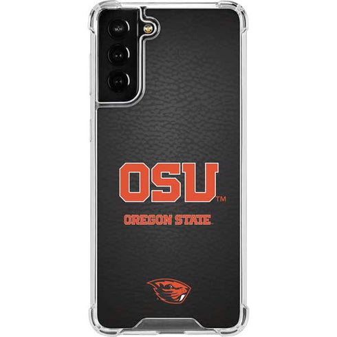 Oregon State University Logo Galaxy S21 FE Clear Case