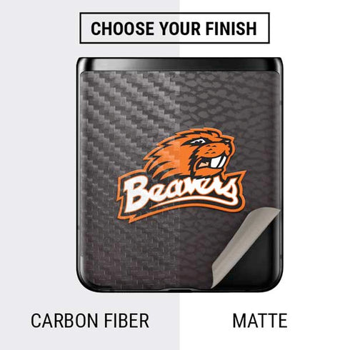Oregon State University Logo Galaxy Z Flip Skin
