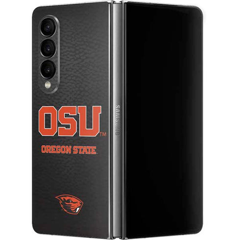 Oregon State University Logo Galaxy Z Fold4 5G Skin