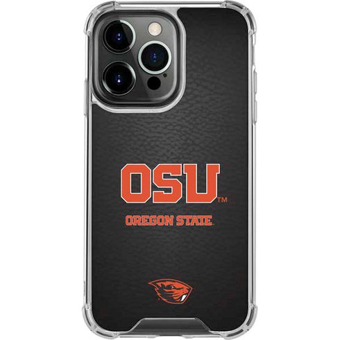 Oregon State University Logo iPhone 14 Pro Clear Case