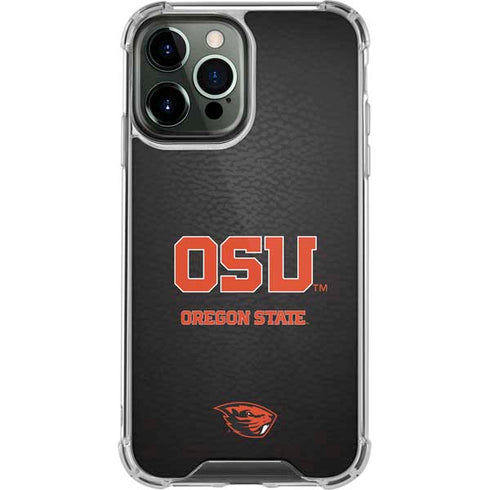 Oregon State University Logo iPhone 14 Pro Max Clear Case
