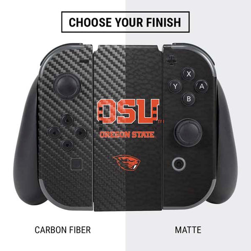 Oregon State University Logo Nintendo Switch Bundle Skin