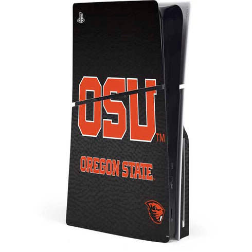 Oregon State University Logo PS5 Slim Disk Console Skin