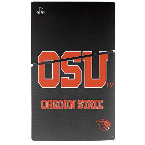 Oregon State University Logo PS5 Slim Disk Console Skin