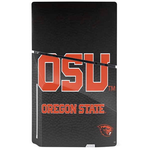 Oregon State University Logo PS5 Slim Disk Console Skin