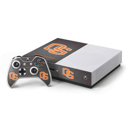 Oregon State University Logo Xbox One S Console and Controller Bundle Skin