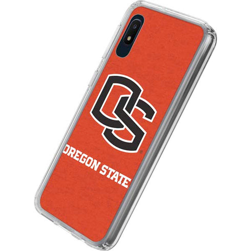 Oregon State University Orange Galaxy A10e Clear Case