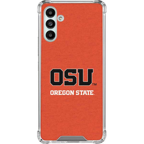 Oregon State University Orange Galaxy A13 5G Clear Case