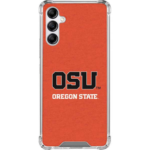Oregon State University Orange Galaxy A14 5G Clear Case