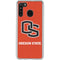 Oregon State University Orange Galaxy A21 Clear Case