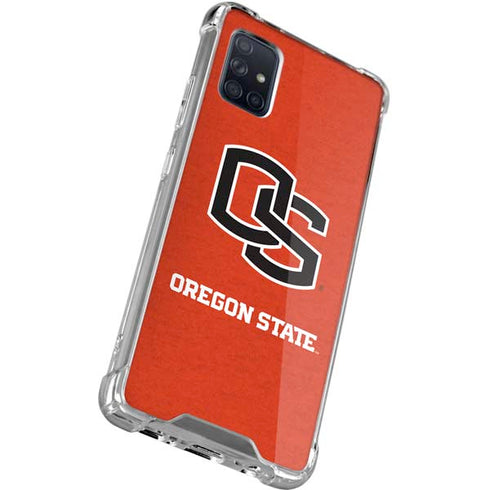 Oregon State University Orange Galaxy A71 5G Clear Case