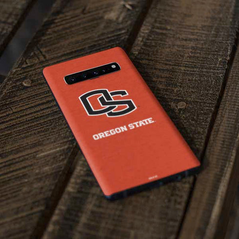 Oregon State University Orange Galaxy S10 Plus Skin