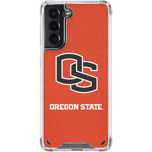 Oregon State University Orange Galaxy S21 5G Clear Case