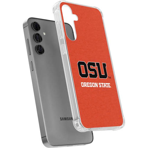 Oregon State University Orange Galaxy S24 Plus Clear Case
