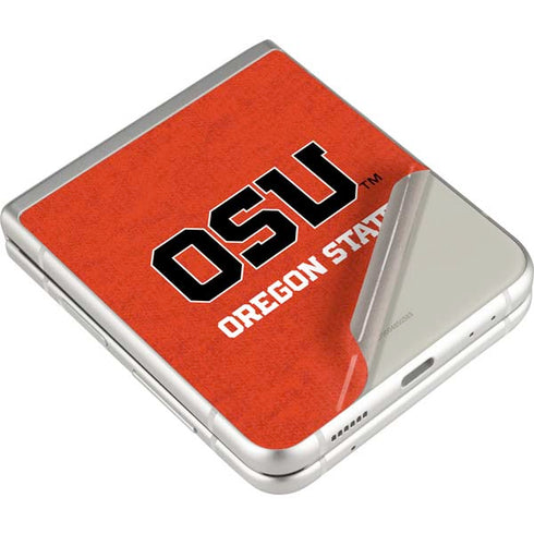 Oregon State University Orange Galaxy Z Flip3 5G Skin