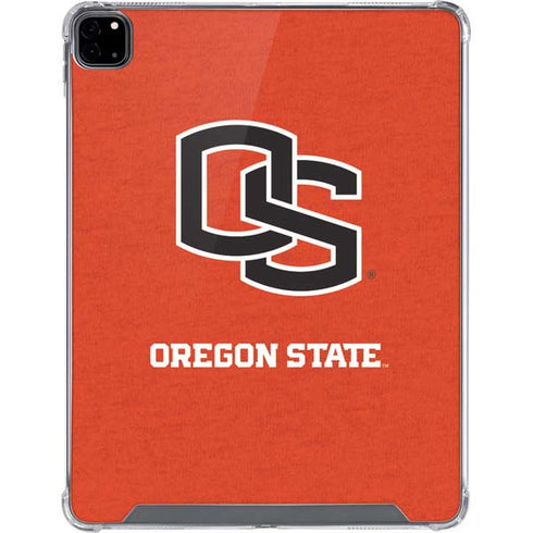 Oregon State University Orange iPad Pro 12.9in (2020) Clear Case