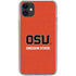 Oregon State University Orange iPhone 11 Clear Case
