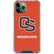 Oregon State University Orange iPhone 11 Pro Max Clear Case