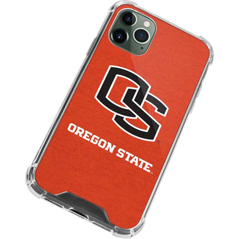 Oregon State University Orange iPhone 11 Pro Max Clear Case