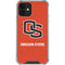 Oregon State University Orange iPhone 12 Clear Case