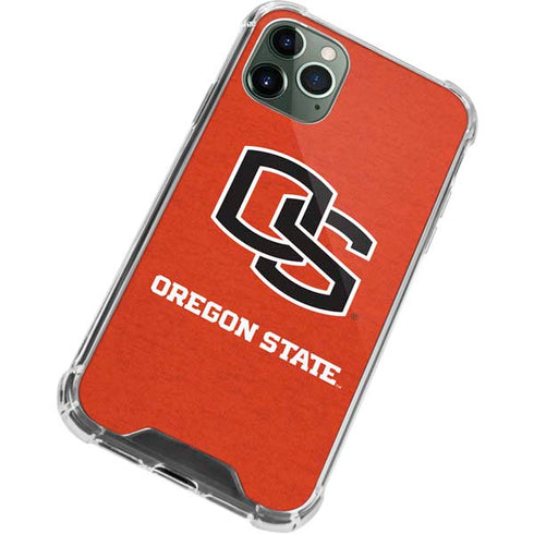 Oregon State University Orange iPhone 12 Pro Clear Case