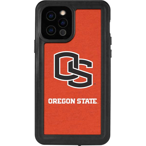 Oregon State University Orange iPhone 12 Pro Waterproof Case