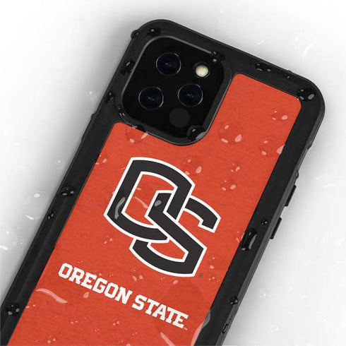 Oregon State University Orange iPhone 12 Pro Waterproof Case
