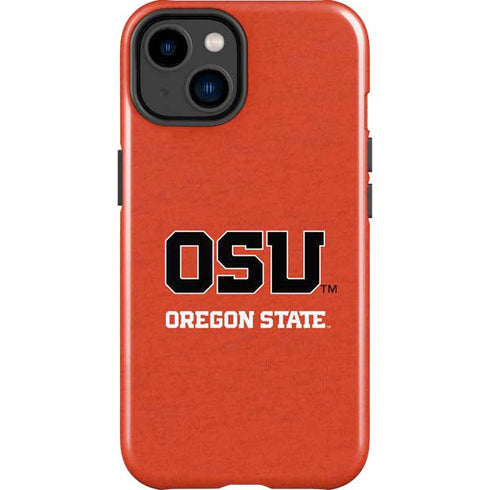 Oregon State University Orange iPhone 15 Plus Impact Case