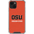 Oregon State University Orange iPhone 14 Plus Clear Case