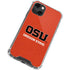 Oregon State University Orange iPhone 14 Plus Clear Case