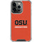 Oregon State University Orange iPhone 15 Pro Clear Case
