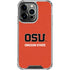 Oregon State University Orange iPhone 14 Pro Clear Case
