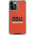 Oregon State University Orange iPhone 14 Pro Max Clear Case