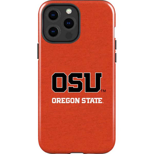 Oregon State University Orange iPhone 15 Pro Max Impact Case